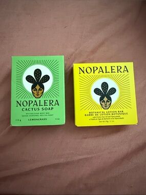 Cactus Soap & Botanical Lotion Bar - Lemongrass (Green & Yellow)